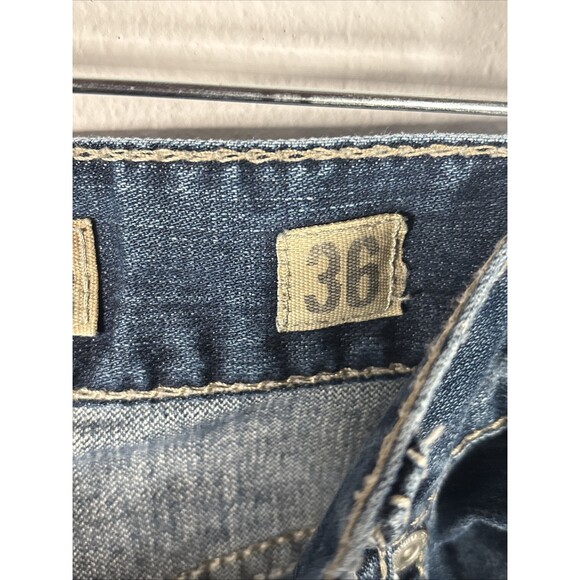 Buckle Jeans Mens 36x33 BKE Justin Relaxed Fit Bootcut Button Fly - Picture 12 of 14